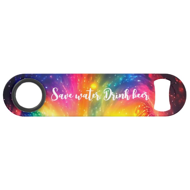 Citation de boisson amusante Rainbow Cravate-Dye G (Devant (Horizontal))