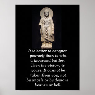 Citation de Bouddha - poster art