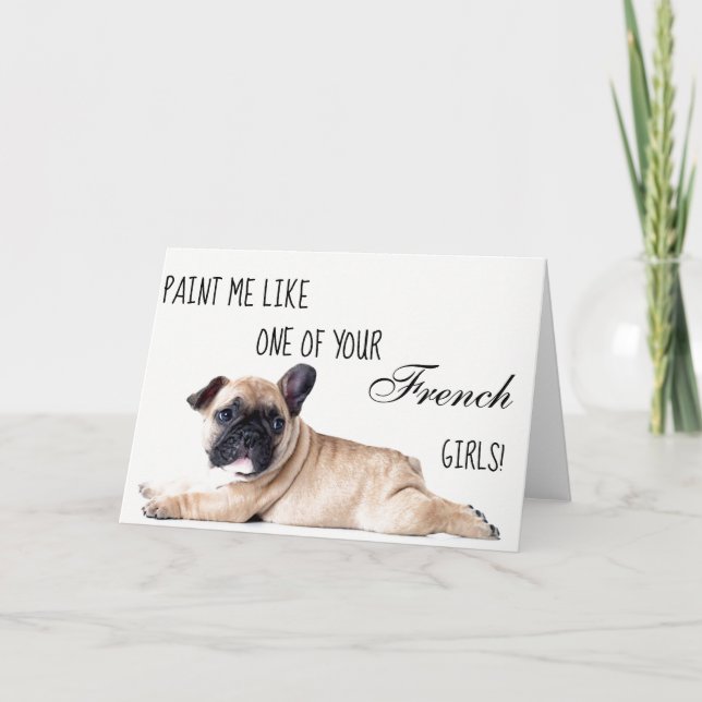 Citation de Bulldog | Carte Valentines (Devant)