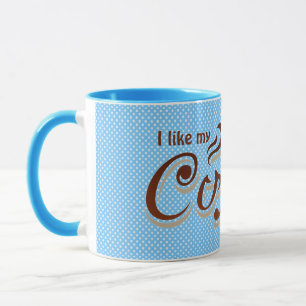 citation de café amusante sur aqua dots mug