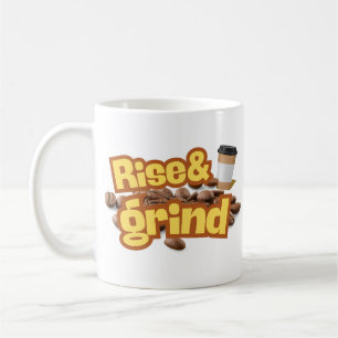Citation de café fuuny pour monter et moudre Mug