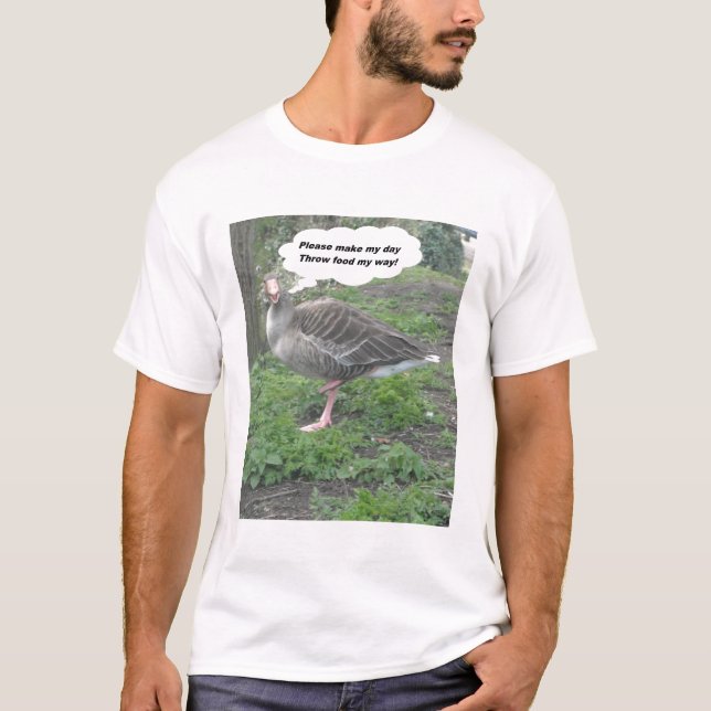 Citation De Canard De Poème T-Shirt Par Ladee Bass (Devant)
