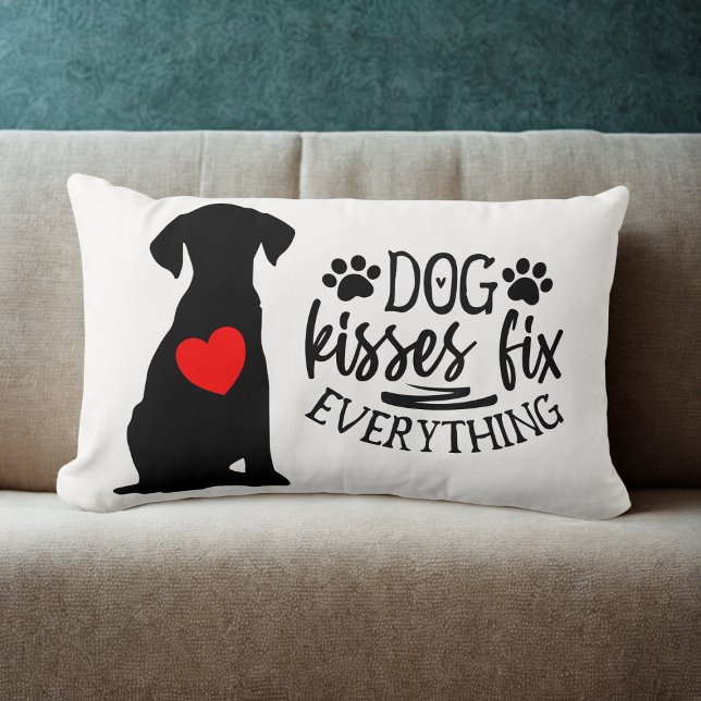 Citation de chien drôle Accueil Décor Coussin pour (Dog lover decorative pillow)