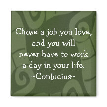 Citation de Confucius - Aimant Motivationnel