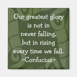 Citation de Confucius - Aimant Motivationnel