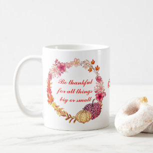 Citation de couronne d'automne Mug
