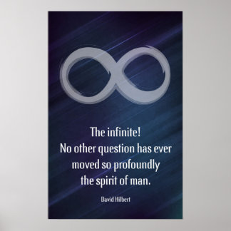 Citation de David Hilbert - Math Posters