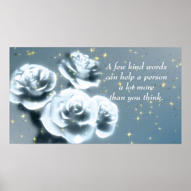 Citation de gentillesse Poster motivationnel (Devant)