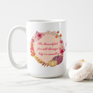Citation de germe d'automne café Mug