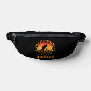 Citation de hockey drôle silhouette vintage de jou
