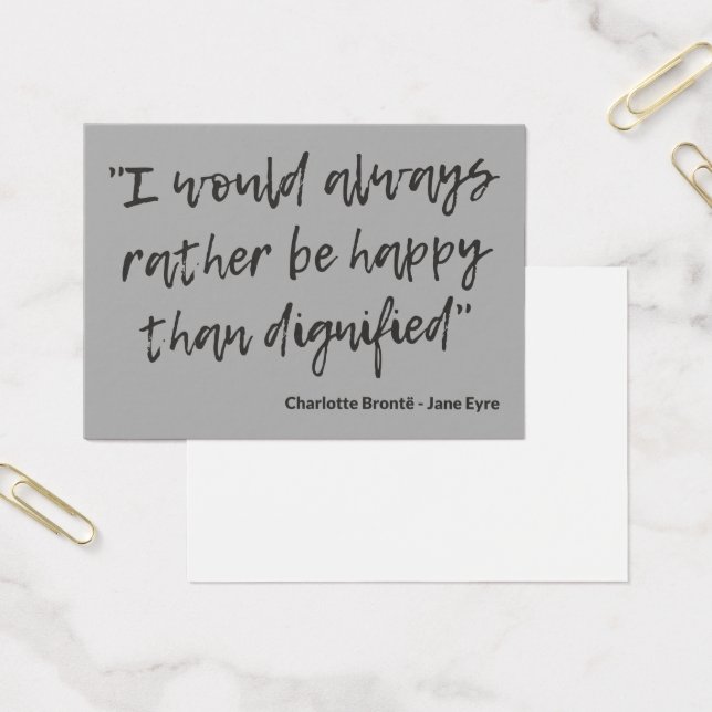 Citation de Jane Eyre I (Bureau)