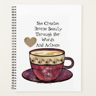 Citation de la coupe de café Motivational Pink Whi