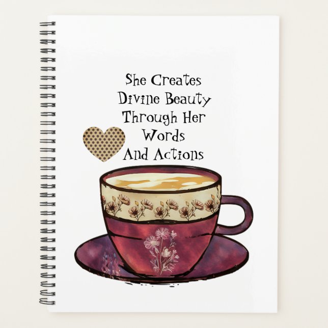 Citation de la coupe de café Motivational Pink Whi (Devant)