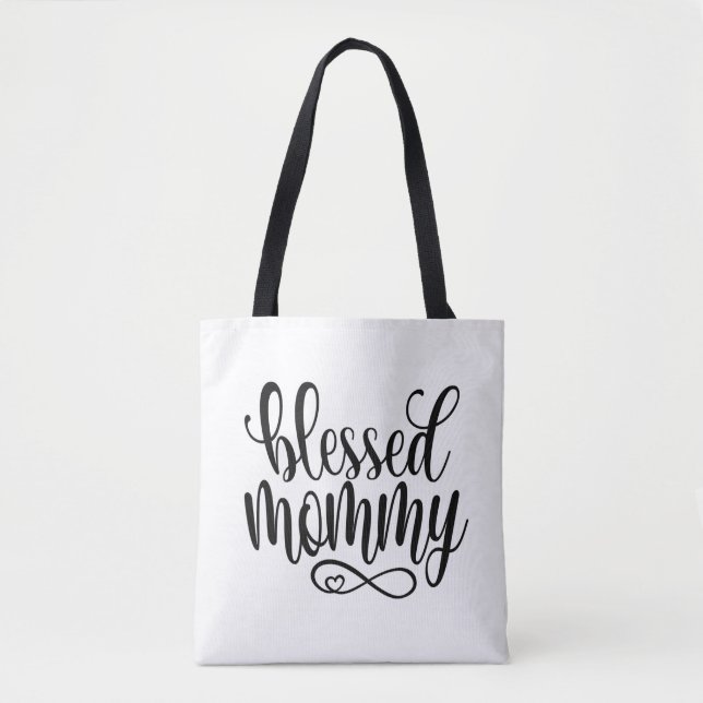 Citation de la Fête des mères bénies| Sac fourre-t (Devant)