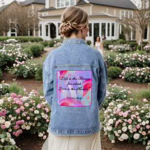 Citation de l'amour et de la vie Veste de démine c
