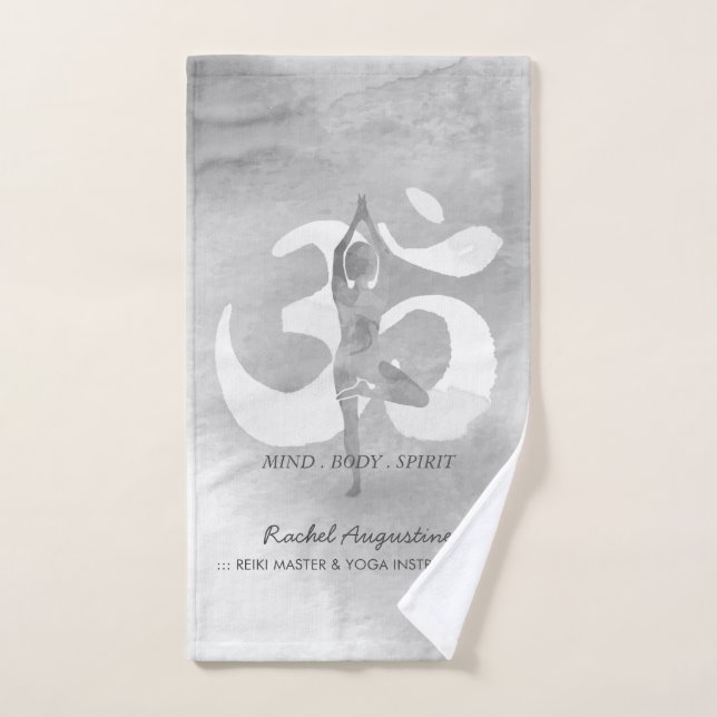 Citation de l'arbre de méditation de l'instructeur (Serviette à main)