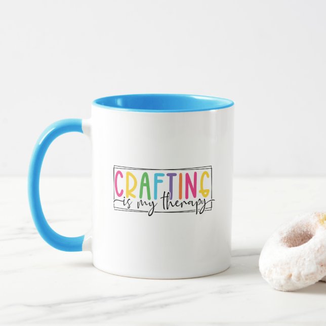 Citation de l'artisanat Café Mug (Avec donut)
