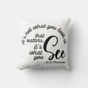 Citation de livre sur la vie coussin de jet élégan