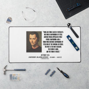 Citation de Machiavel sur les trois classes d'inte