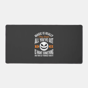 Citation de magie d'Halloween Design de visage de