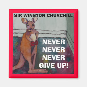 Citation de monsieur Winston Churchill - aimant