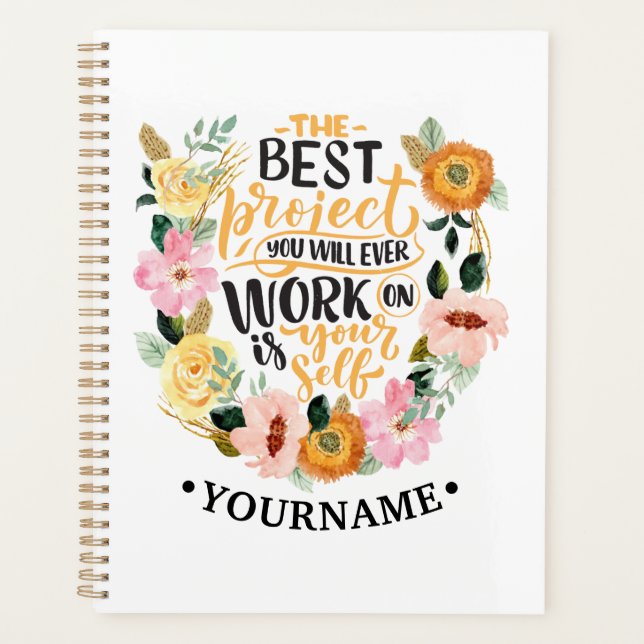 Citation de motivation de l'élégante inspiration f (Devant)