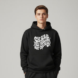 Citation de motivation typographie sweat à capuche