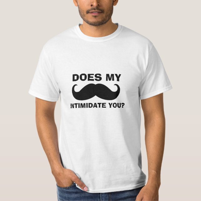 Citation de Moustache drôle T-shirt (Devant)