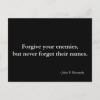 Citation de pardon - carte postale