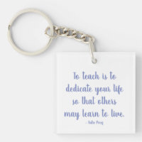 Citation de professeur de porte - clé
