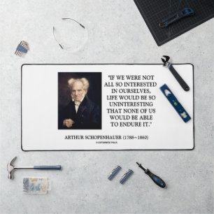 Citation de Schopenhauer : Tous si intéressés par