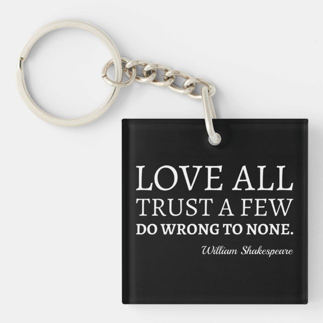 Citation De Shakespeare - Amour, Confiance Et Erre (Devant)