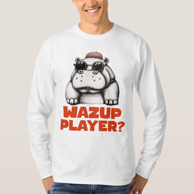 citation de T-shirt poster de animal drôle | HUMOU (Devant)