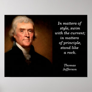 Citation de Thomas Jefferson - affiche