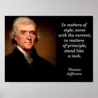 Citation de Thomas Jefferson - affiche