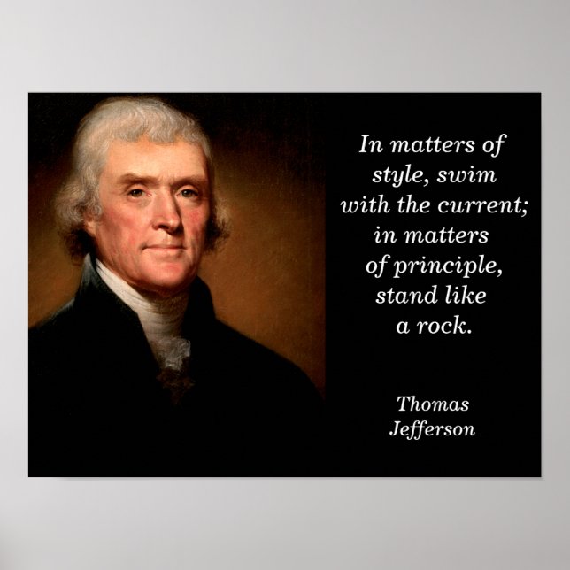 Citation de Thomas Jefferson - affiche (Devant)