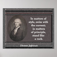 Citation de Thomas Jefferson - affiche