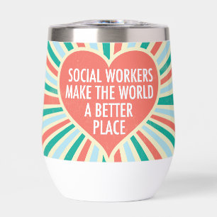 Citation de travail social inspirationnel Coeur Re