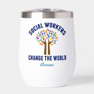 Citation de travail social mignon Travailleur soci