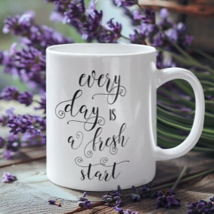 Citation de vie inspirante Mug de café personnalis