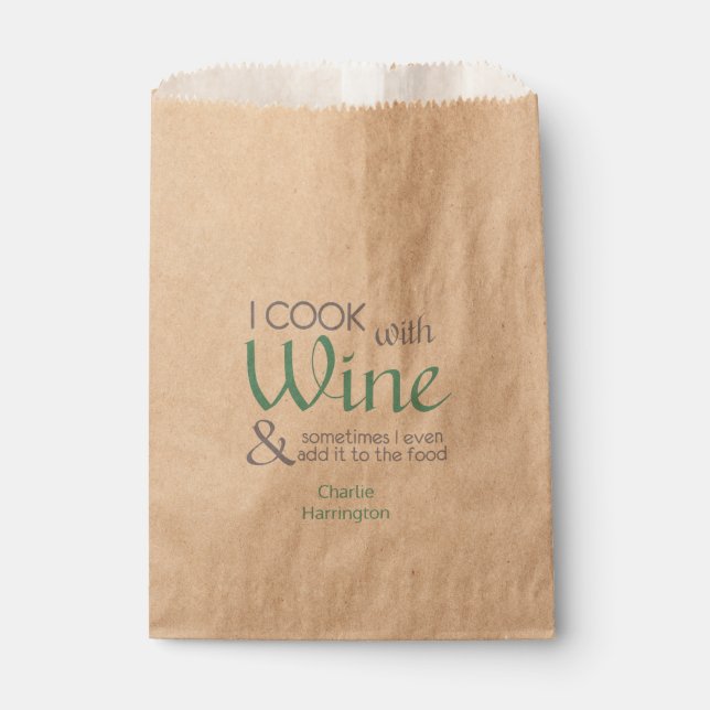 Citation de vin pour sacs (Devant)