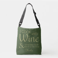 Citation de vin sacs de nom personnalisés