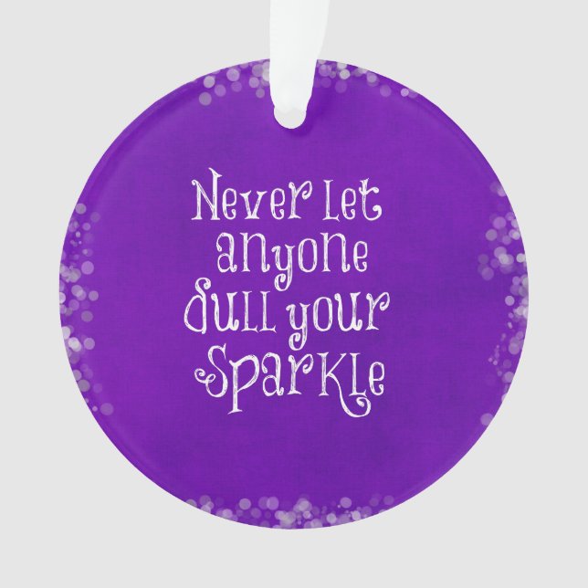 Citation d'étincelle inspirée de la fille violette (devant)