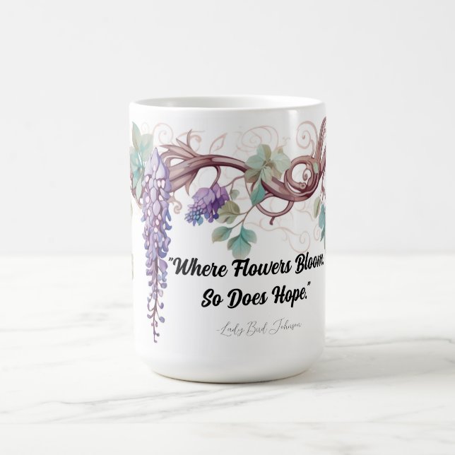 Citation d'oiseau de la Lady Wisteria Mug (Centre)
