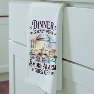Citation drôle de serviette de cuisine pour la vai