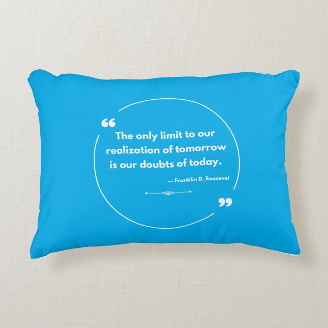 Citation du Coussin d'accentuation du courage (Devant)