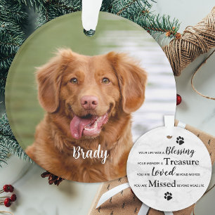 Citation du souvenir du marbre Chien Photo Animal