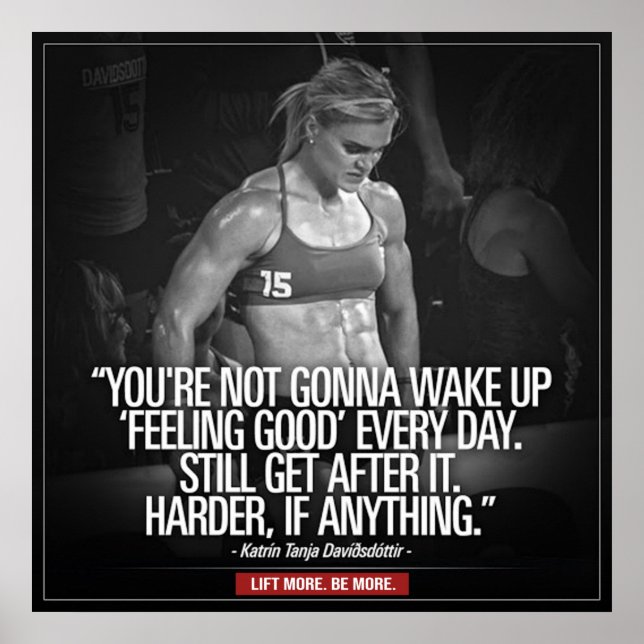 Citation inspirante - Affiche motivante (Devant)