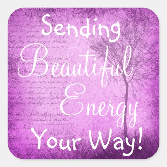 Citation Inspirationnelle Beau Sticker Energy (Devant)