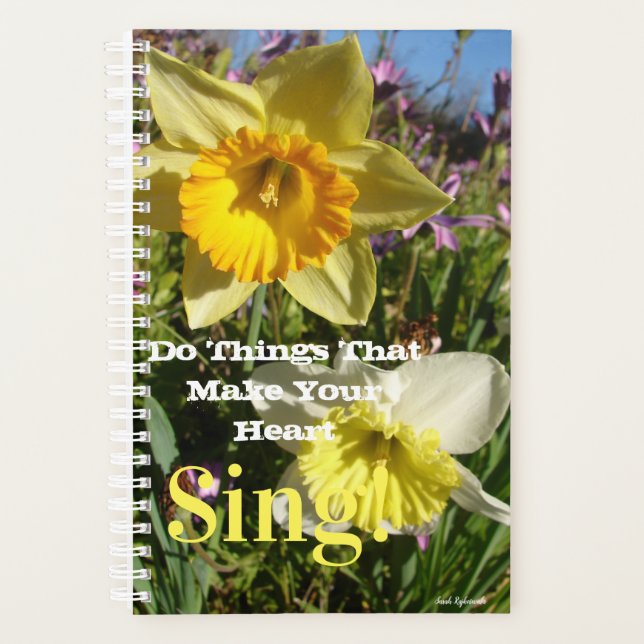 Citation Inspirationnelle Daffodique Ressort Flora (Devant)